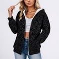 thumbnail image 1 of 2026 New Leopard Print Hoodie Women Oversized Trendy Hooded Pullover Sweatshirt Drop Shoulder Fall Graphic Hoodies(Black,XXL), 1 of 3