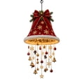 thumbnail image 1 of 2026 New Lighted Santa Hat Hanging Chandelier, Plush Christmas Hat Lamp, Warm Jolly Lights with Mini Decorations and Glowing Tassels for Holiday Home Party Decoration, 1 of 4