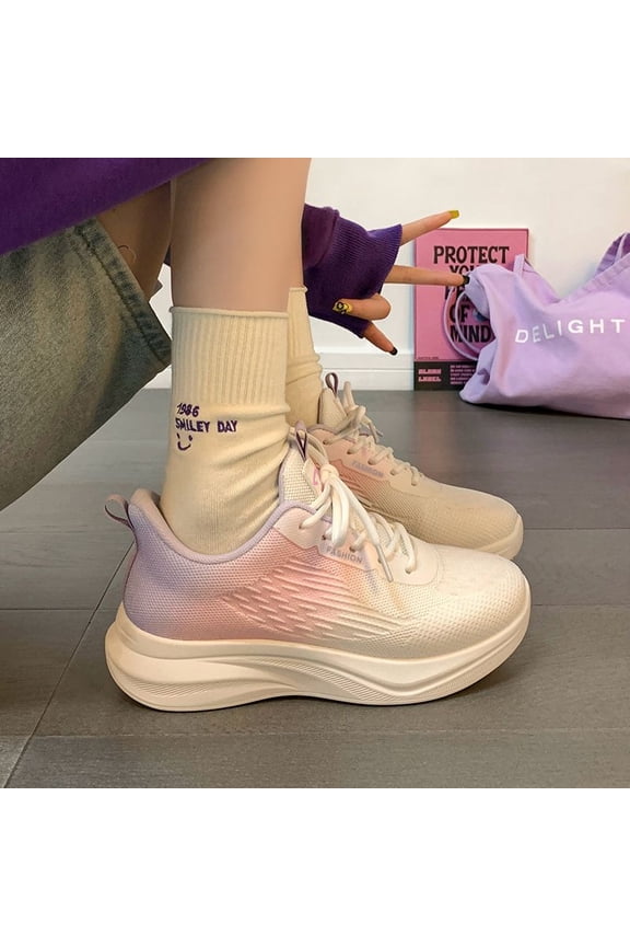 2026 New Lightweight Athletic Footwear, Airy Multi-Purpose White Trainers, Everyday Jogging Shoes, Forrest Gump Sneakers Source, Women Shoes