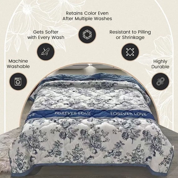 2026 New Lightweight Summer Comforter Affordable Cooling Bedding for Family Air Conditioned Room Soft Microfiber Summer Comforter Perfect for Warm Weather & Hot Sleepers Gifts for Women/Men Twin Size