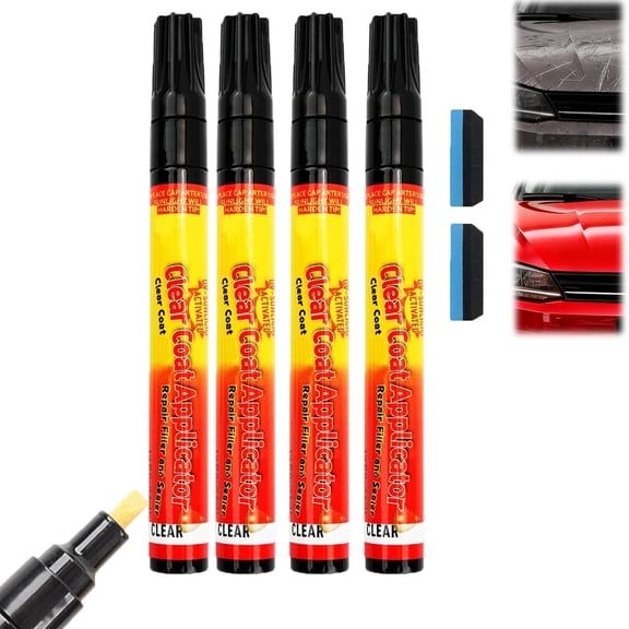 2026 New Magic Car Scratch Remover Pen for All Car Colors Surfaces, Upgrade Car Scratch Repair Pen Magic Car Scratch Eraser, Car Scratch Repair Pen Car Touch Up Paint Pen with Lightweight Resin Car