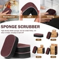 thumbnail image 1 of 2026 New Magic Eraser Shower & Tub Scrubber Sponge (Coffee, 5 Pack), 1 of 6