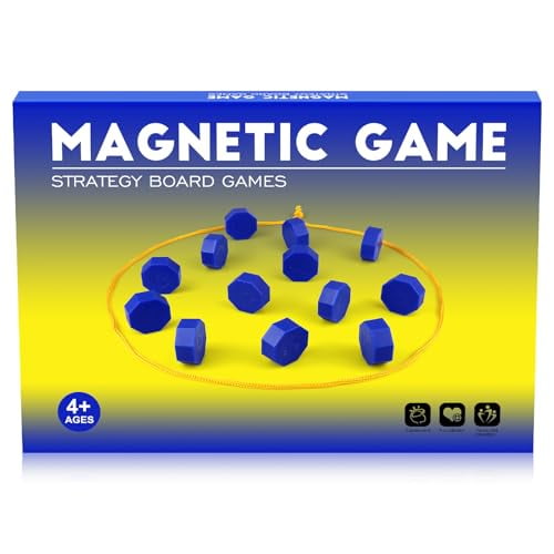 2026 New Magnetic Chess Game Toys - Fun Tabletop Game, Strategy Board Game for Family Game Night, Fun Tabletop Multiplayer Chess for Family Gatherings, for Indoor and Outdoor Use (Blue)