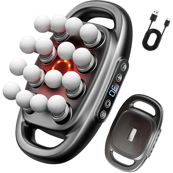 2026 New Massager,16 Head Massage Gun Deep Tissue with 3 Modes & 30 Intensities - Fascia Blaster for Back, Shoulders, Legs, Ideal Gifts for Women, Men