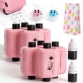 thumbnail image 1 of 2026 New Math Roller Stamp, 4 in 1 Math Practice Roller Stamp Set, Math Teacher 4 in 1 Roller Stamp Refill Ink, Addition, Subtraction for Classroom & Home Use (Pink*1), 1 of 7