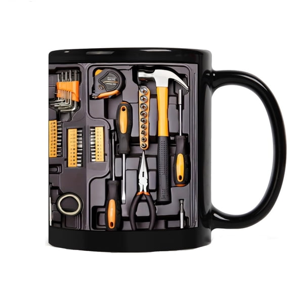 2026 New Mechanic Toolbox Mug Tool Box Coffee Mugs Unique Ceramic Cup Gift Coffee Cup Double-sided Design
