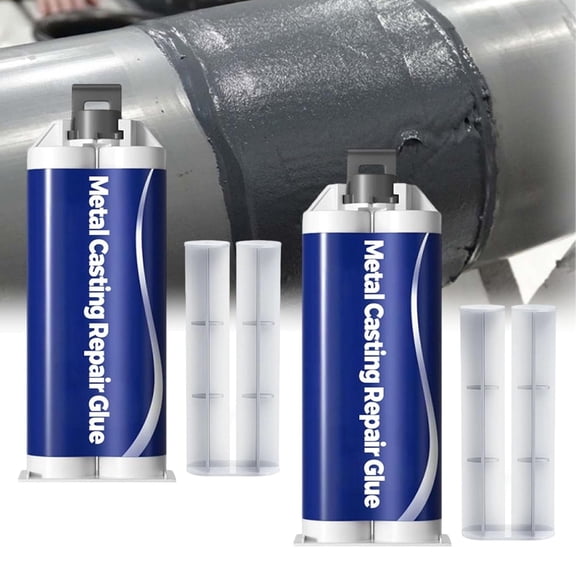 2026 New Metal Casting Repair Glue – High-Strength Bond, Fast Curing & Heat Resistant, Metal Foundry Glue Set, All Purpose Repairing Glues Metals Repairing Agent for Metals (2pcs)