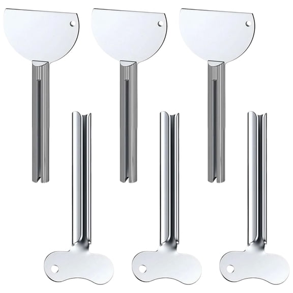 2026 New Metal Extruder | Manual Toothpaste/Tube Squeezer, multi-purpose, suitable for pigments, creams, cosmetics, hair dye, etc. (6 Pcs)