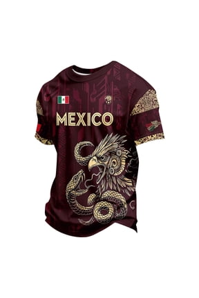 2026 New Mexico Soccer Jersey, Men Mexico National Team Design Printed, Mexican Jersey Soccer T-Shirt, Mens Crew Neck Short Sleeve Match Day Athletic Casual Football Shirt for Adult