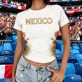 thumbnail image 1 of 2026 New Mexico Soccer Jersey Womens, Mexico National Team Graphic Style, Mexican Jersey Soccer T-Shirt, Crew Neck Short Sleeve Sport Tee for Travel and Everyday Wearing for Adult, 1 of 8
