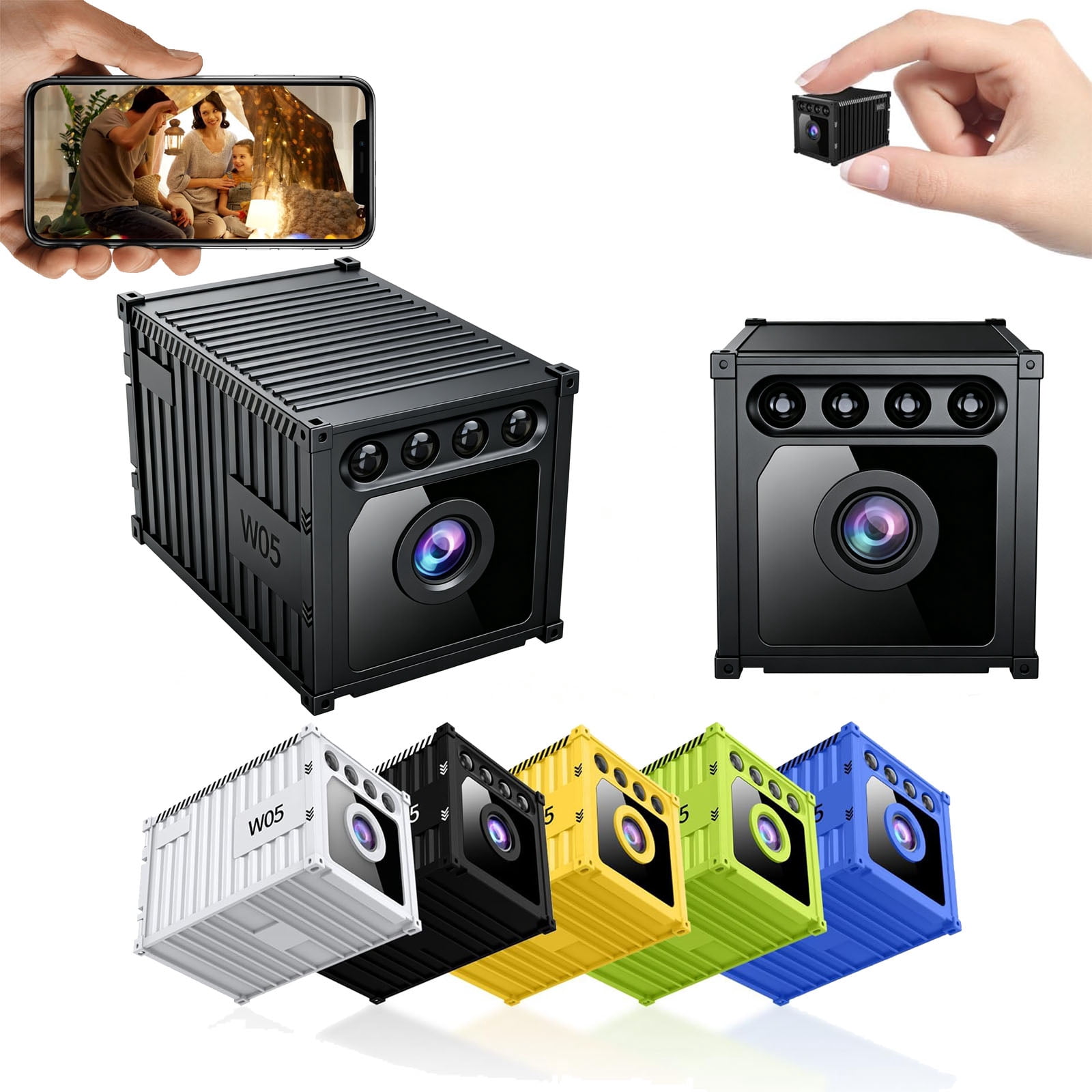 Headless Camera 2026 New Mini 4K HD Hidden Camera – Ultra-Small WiFi Wireless Cam with ...