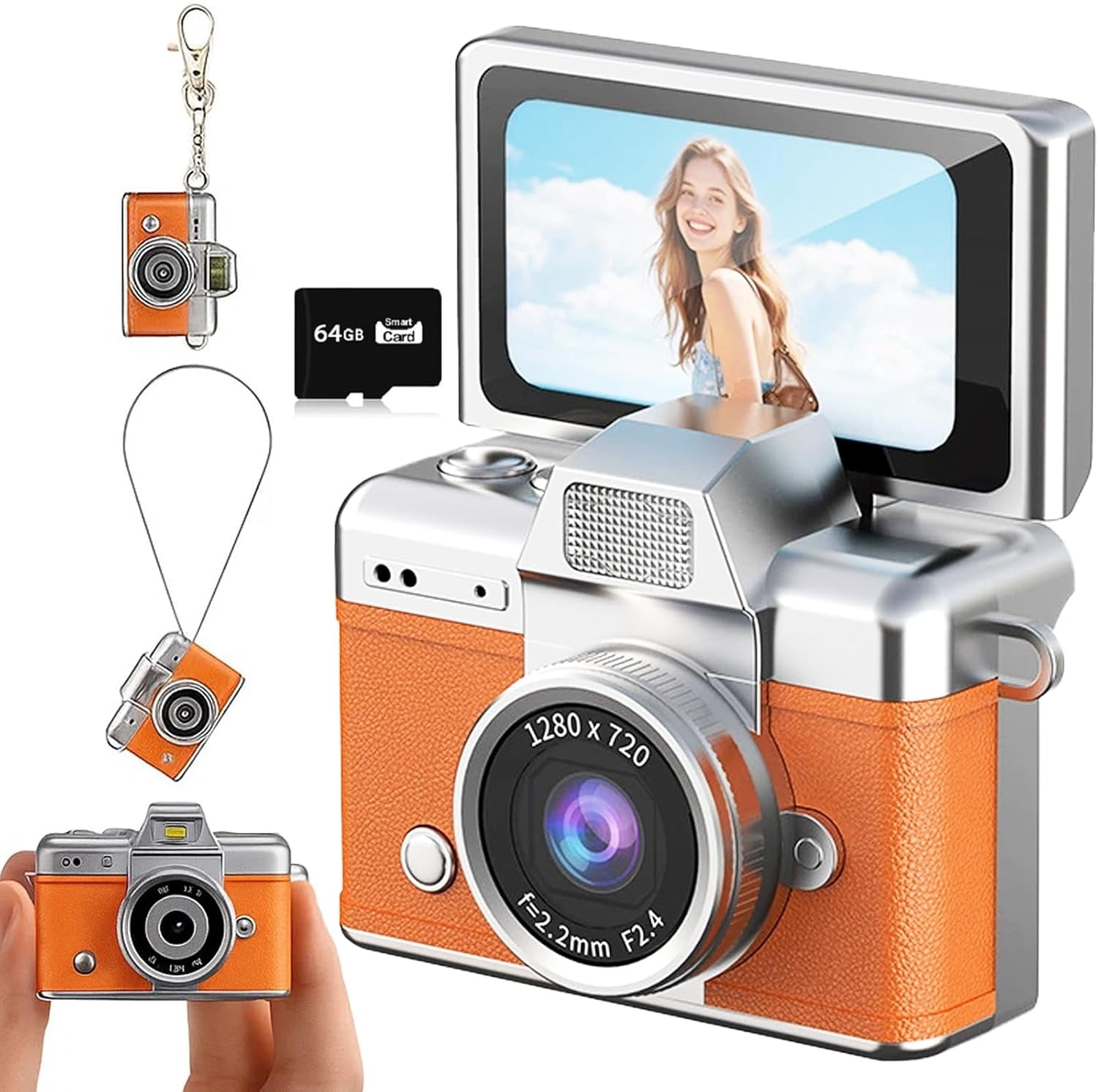 2026 New Mini Digital Camera with 1.47 in LCD Screen 1080P, Mini ...