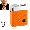 thumbnail image 1 of 2026 New Mini Electric Shaver, Portable Rotary Dual Ring Electric Shaver, Waterproof Rechargeable Razor Mini Wet Dry Shaving Razor for Travel Home Use, 1 of 7