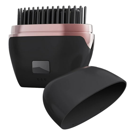 2026 New Mini Hair Straightener, Cordless & Rechargeable Portable Hair Straightener Brush, Fast Heating Hot Comb & Anti-Scald Shell Plates, Mini Straightener Brush for Home Travel Gift