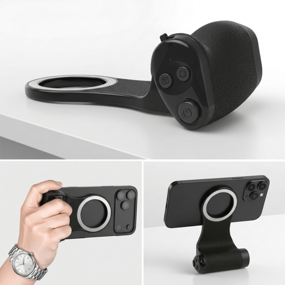 2026 New Mobile Phone Photography Handle, Handheld Shooting Stabilizer & Selfie Stick, Phone Photography Auxiliary Bracket, Turn Your Smartphone Into A Camera
