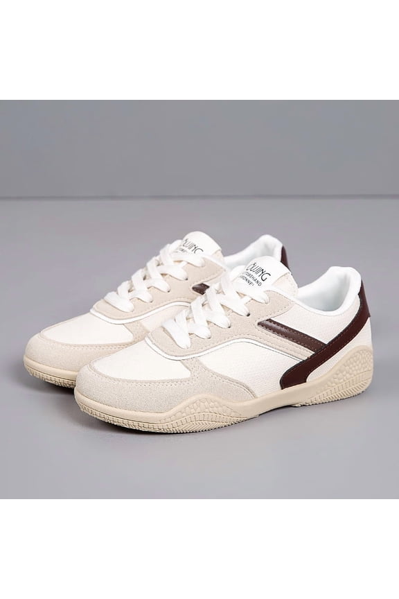 2026 New Model 2026 Hot-Selling Spring Korean-Style German Training Shoes Retro Versatile Flat Casual Women'S Shoes Student Soft-Soled Non-Slip White Shoes, Women Shoes, Sneakers