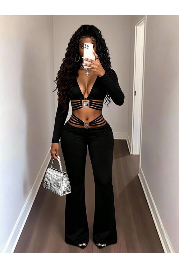 2026 New Model Black Pants with Tummy Control and Butt-Lifting Effect, Flared Sports Pants for Outdoor Wear, Slimming and Fitting Long Pants