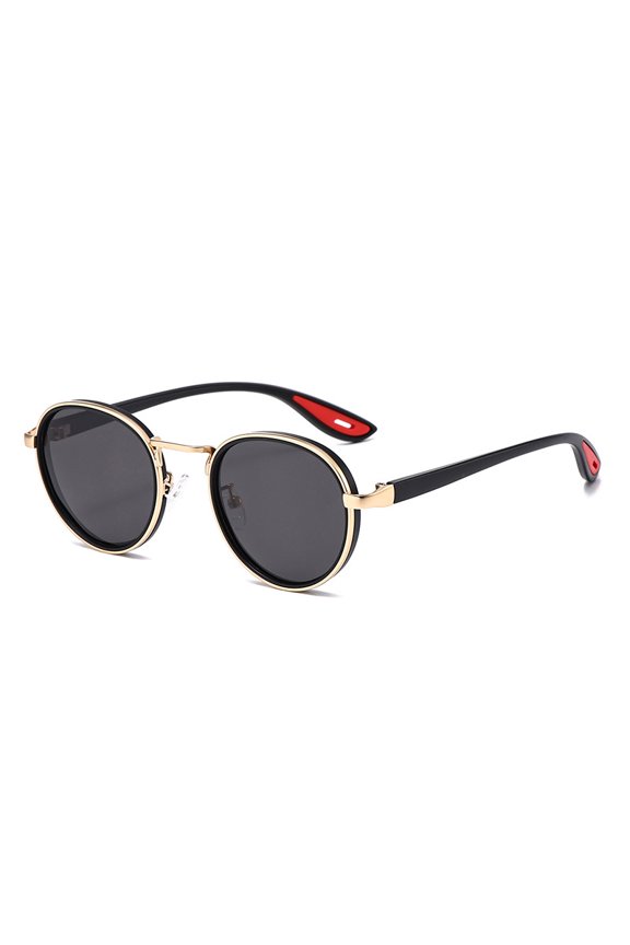 2026 New Model Metal Ring Sunglasses Round Frame Stylish Men's Sunglasses Retro Trend Anti-Blue Light Frame Glasses for Women