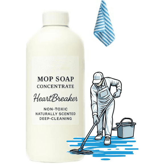 2026 New Mop Soap, Natural Scented Mop Soap Brazilian Waves for Floor Cleaning, Multisurface Deep Cleans Tough Floor Stains 4.06 Oz, Natural High Scented Mop Soap for Floor Cleaning(1 PCS)