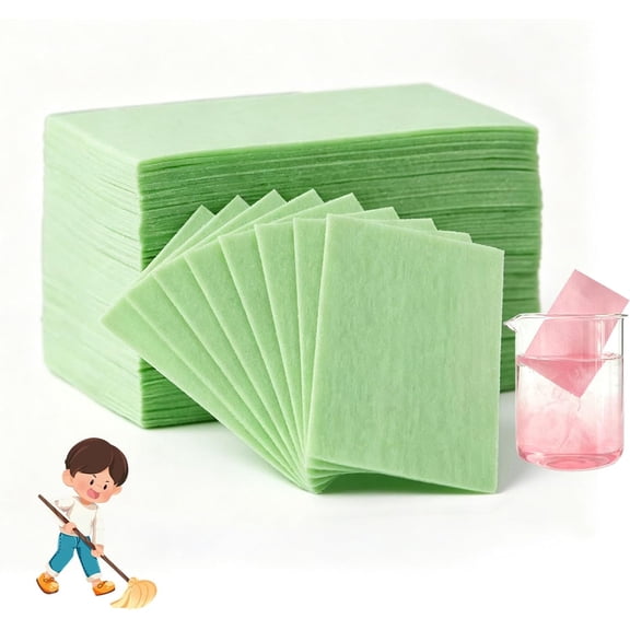 2026 New Multi Effect Floor Cleaning Tablets, Floor Cleaning Tablets for Mopping with Multiple Fresh Fragrance, Fast Dissolving Deep Clean for Wood Floors Hardwood Tile Laminate (Gardenia,100PCS)