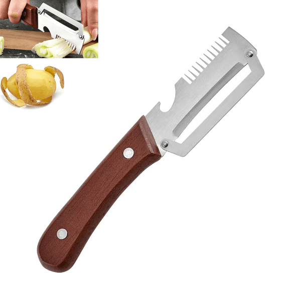 2026 New Multifunctional Vegetable Peeler, Stainless Steel with Bottle Opener, Grater for Kitchen, Fruit, Apple, Potato, Carrot, Pineapple