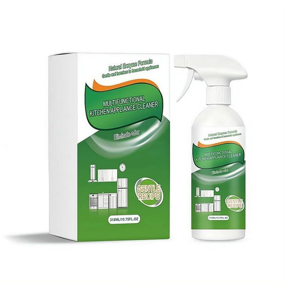 2026 New Multipurpose Enzyme Foam Cleaner,Powerful Household Appliance Cleaner Spray,Oil Stains Clean Up Kitchen Appliance Cleaners,Multipurpose Heavy Duty Degreaser Stain Remover for Oven,Range Hood