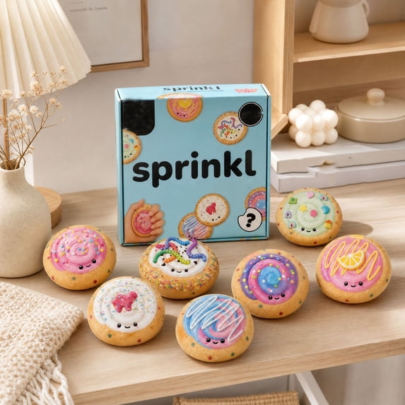 Myestery Box 2026 New Mystery Sprinkle Cookie Plush Blind Box, Sweet Sugar Squisher ...