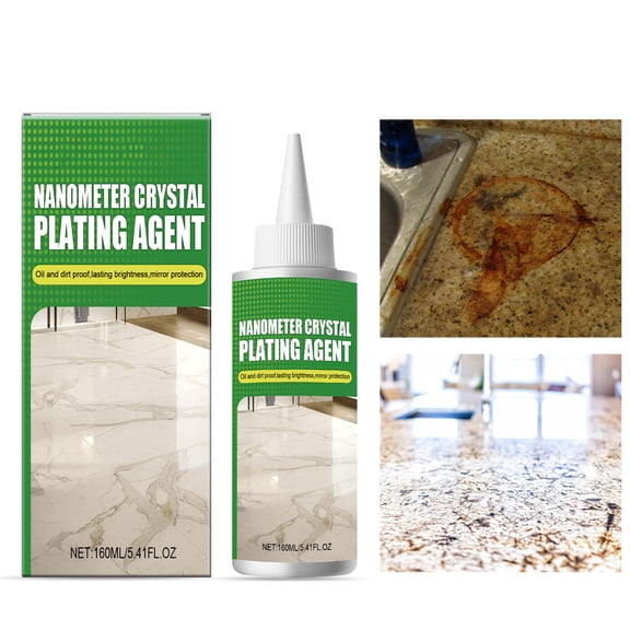 2026 New Nano Crystal Coating Agent For Tile & Furniture, Granite Countertop Cleaner and Sealer with Protection, Quartz Marble Stone Polish Cleaner for Permanent Hold & Shine Effect Fast Drying