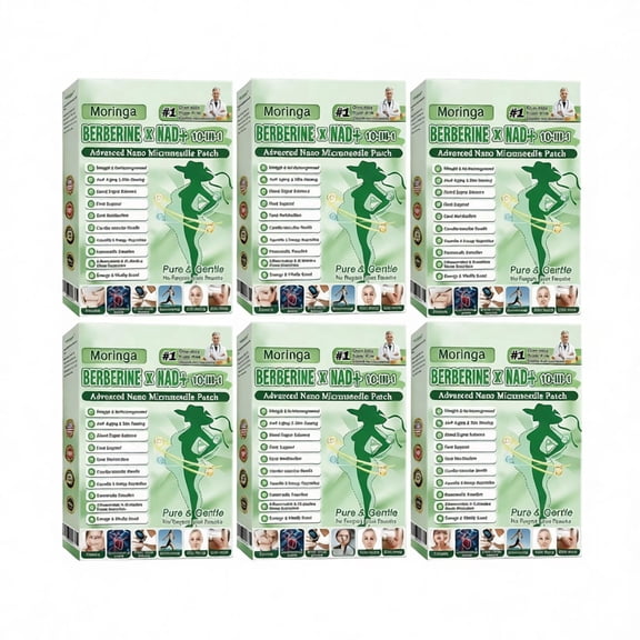 2026 New Nano Mor Inga 10-In-1 Patch, Advanced Herbal Skin Patch for Women & Men, Compact Patch,Gentle Non-Irritating Design and All Skin(6Box)
