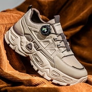 2026+New New MenS Fashion Casual Sports Shoes for Daily Commuting, Running, And Trendy Badminton for Autumn And Winter, Featuring a Rotating Buckle, Versatile Dad Shoes