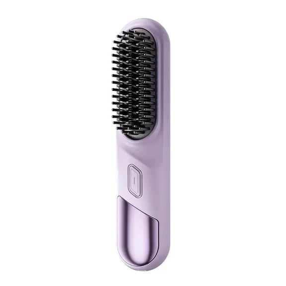 Numoya GoBrush Pro Heated Hair Straightening Brush, USB Rechargeable, 4 Temperature Settings, All Hair Types