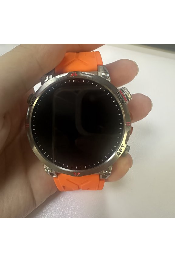 2026 New Outdoor Sports GPS Men's Smart Watch, 1.56" HD AMOLED Display, IPX8 Waterproof, Built-in GPS, AI Watch Face, ChatGPT Voice Assistant, Wireless Call, Altimeter, Barometer, Compass, Pedometer