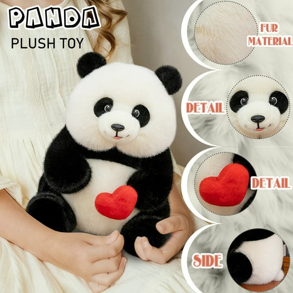 2026 New Panda Plush Toys, Stuffed Animals Toys Panda Soft Pillow Toys, Cute and Perfect Birthday Gifts, Best Birthday Gifts for Holiday Xmas Easter for Friend and Family