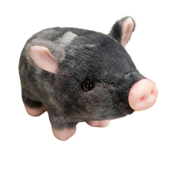 2026 New Pig Plush Toys, Stuffed Animals Toys Pig Soft Pillow Toys, Plush Toy Small Stuffed Animal Pig, Best Birthday Gifts for Holiday Xmas Easter for Friend (Pig, Dark Gray)