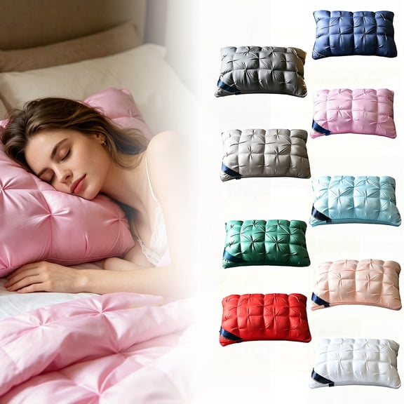 2026 New Pineapple Tufted Hotel Bed Pillow, Soft Down Alternative Microfiber Support Pillow for Side Back Stomach Sleepers, Breathable Polyester Cover, Multiple Colors Available, Machine Washable
