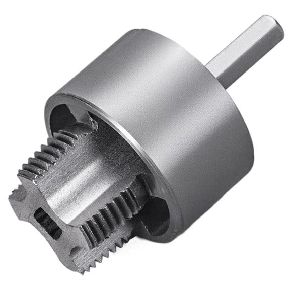 2026 New Pipe Tapping & Threading Tool, Thread Restorer for 1/2 Inch Pipe Repair Integrated External and Internal Tap with 1/4 Hex Shank Alloy Steel Tool for Plumbing Fixtures Kitchen Bathroom