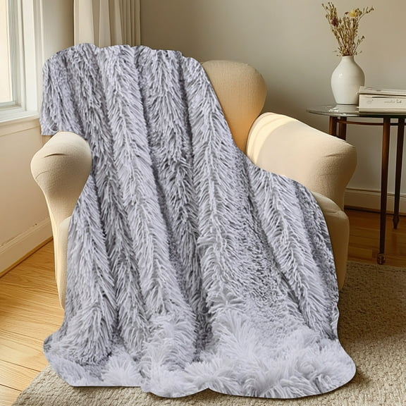 2026 New Plain Color Double-sided Velvet Window Blanket Bedside Bed Tail Blanket Double-layer Velvet Conditioning Blanket White Blanket Sofa Blanket Cover Blanket