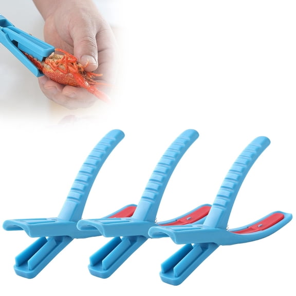 2026 New Plastic Crawfish Peeler Tool - Ergonomic Seafood Shucker for Home and Restaurant, Nail-Protecting Shrimp Sheller, Easy-to-Clean Portable Crayfish Opener, Mess-Free Seafood Gadget, Blue 2