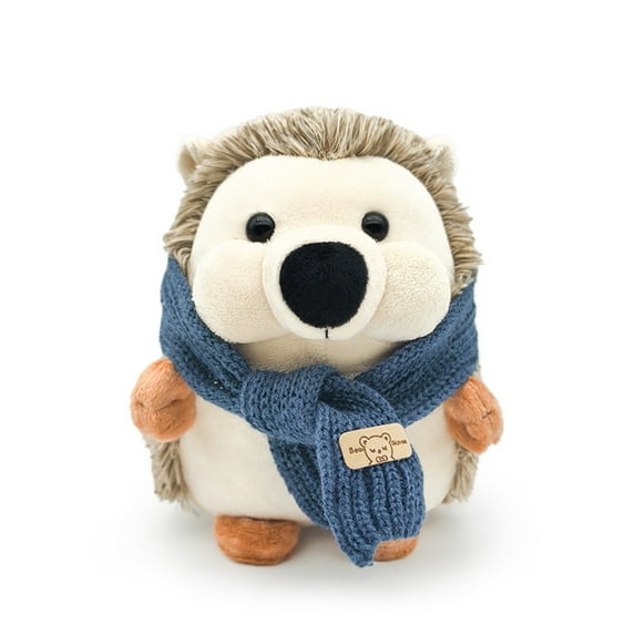 2026 New Plush Toys, Christmas Cute Figures Toys With Scarf, Mr. Hedgehog Plush Toy, Doll Pendant, Cloth Doll, Stuffed Animals Toys Soft Hugging Toy for Boys Girls Gifts Easter Birthday Gifts