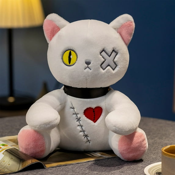 2026 New Plush Toys, Christmas Dark Emotional Cat Plush Ornaments Doll Gift Girlfriend Internet Toy Doll, Stuffed Animals Toys for Boys Girls Back to School Gifts, Easter Birthday Gifts Birthday
