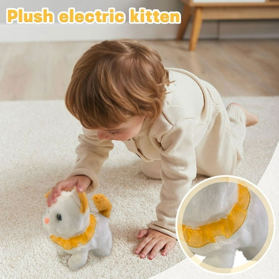 2026 New Plush Toys, Christmas Electric Plush Toy Walking Will Bark and Move Machine Figures Toys Plush Toy, Stuffed Animals Toys for Boys Girls Back to School Gifts, Easter Birthday Gifts