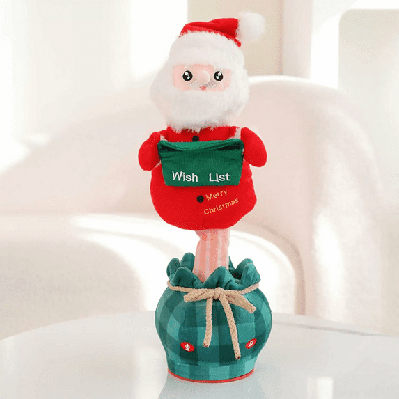 2026 New Plush Toys, Christmas Electric Stuffed Animals Toys Christmas Gift Will Sing Learn To Speak Christmas Tree, Stuffed Animals Toys for Boys Girls Back to School Gifts, Easter Birthday Gifts