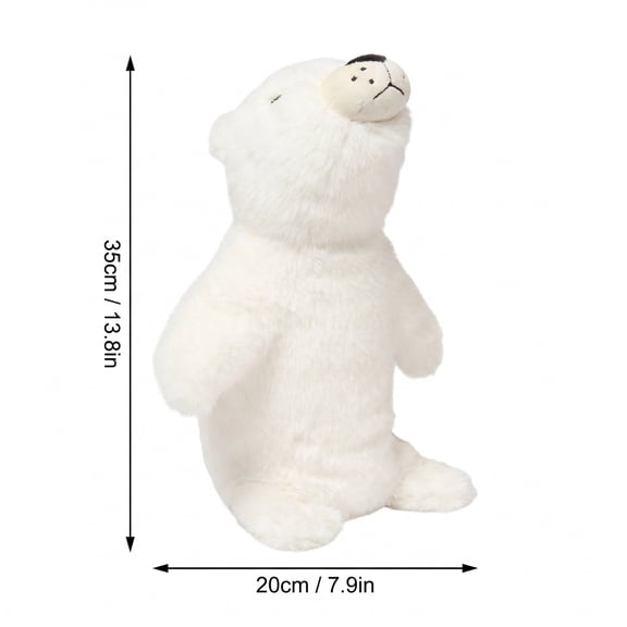 2026 New Polar Bear Stuffed Animal, 14 Inch Polar Bear Plush, for Toddlers & Home Accent
