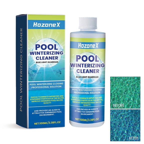 2026 New Pool Clarifier, Swimming Pool Liquid Crystal Clear Water, Slower Dissolving, Keeps Water Crystal Clear & Removes Cloudiness for Inground Pools & Ground Pools