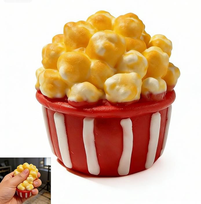 Popcorn Rising 2026 New Popcorn Slow Rising Squishy, Stress Balls for Adults, Squeeze ...