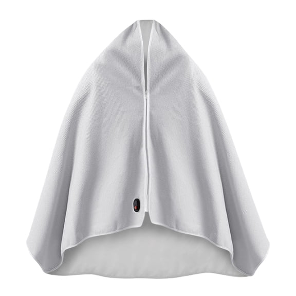 2026 New Portable Heated Shawl Blanket, Portable Heated Blanket Shawl Wrap for Women, Cordless Battery Operated Heated Blanket, Machine Washable Heated Wrap for Neck & Shoulder (Grey)