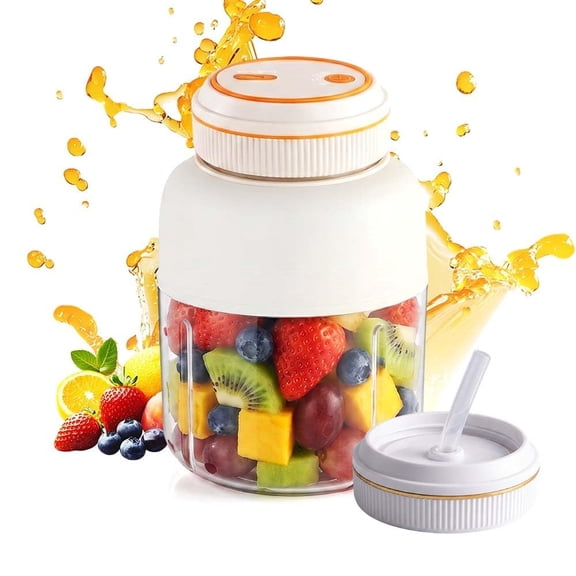 2026 New Portable Household Appliances Juicer, Dual Lid Drinking Cup for Office Outdoor