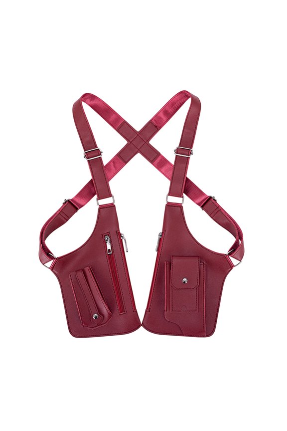 2026 New Premium Leather Adjustable Underarm Shoulder Bag for Men, Anti-Theft Hidden Strap Security Bag