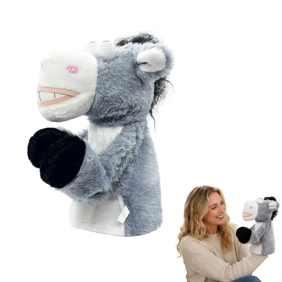 2026 New Punching Puppet Animal Boxing Puppet, donkey Puppets Kung Fu Gloves with Sound, Interactive Hand Puppets, Funny Gifts for Small Dogs and Cats