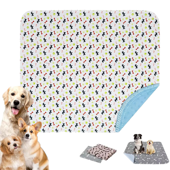 2026 New Puppy pad Pet Pee Pad for Dog, Reusable & Washable Leak-Proof Dog Training Pads, Anti-Slip Bottom, Perfect for Potty Training, Travel, Or Crate Use